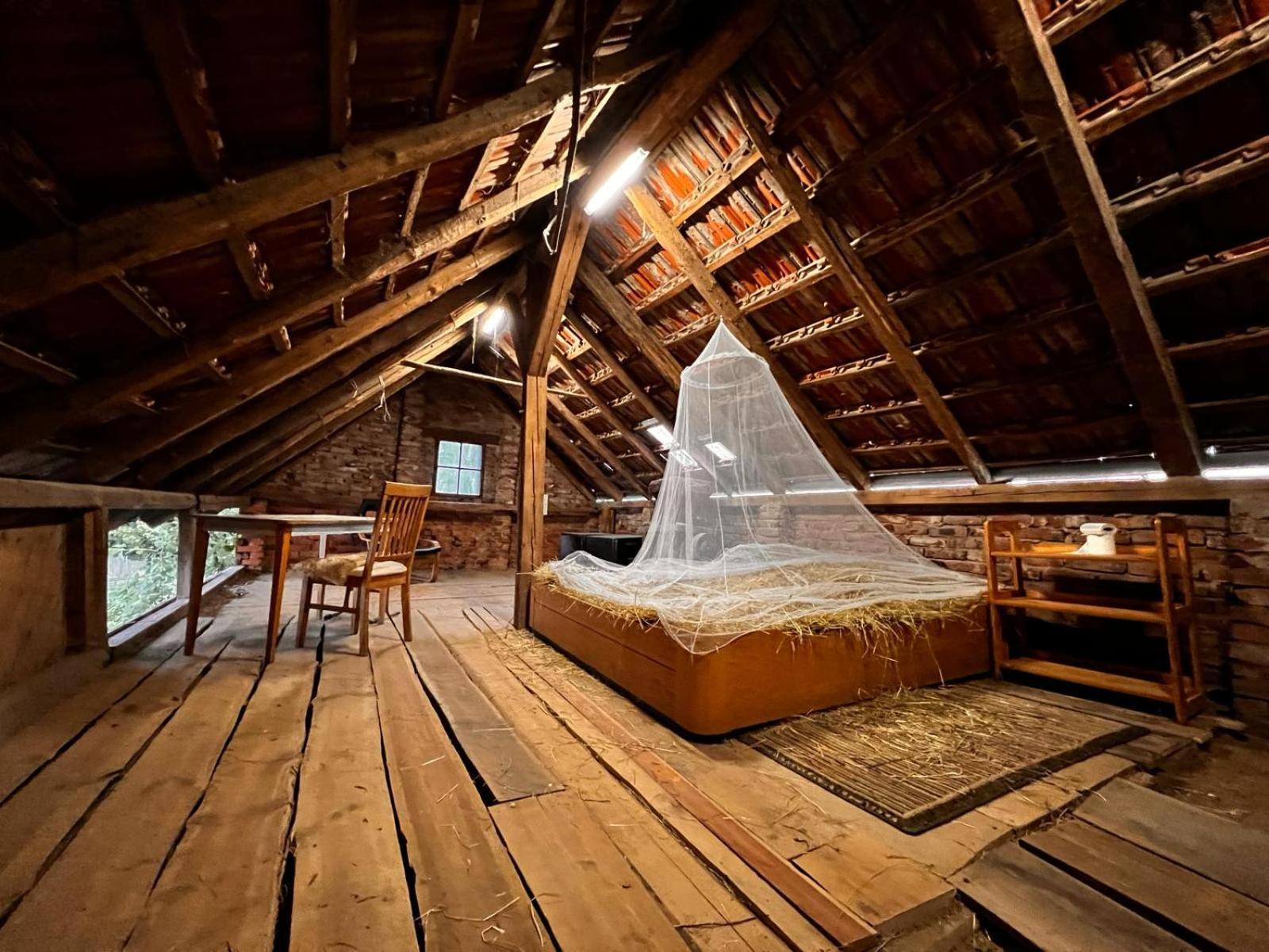 Heuhotel Farm Own Sleeping Bag Free Wifi Hausbreitenbach Camera foto